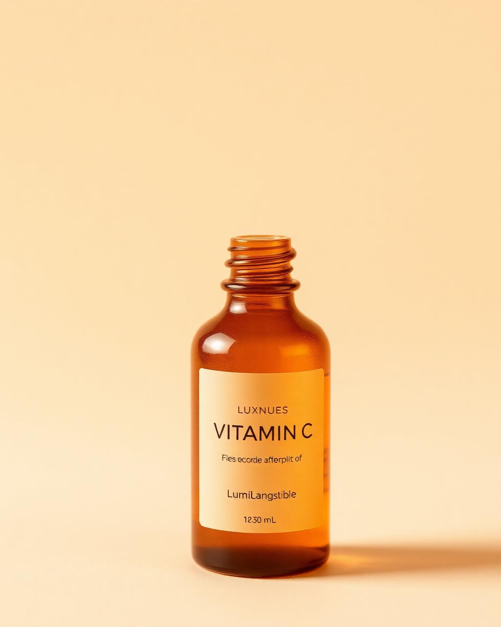 Vitamin C Ester Brightening Serum 30ml amber bottle